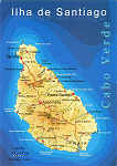 SN - Mapa - ST Cabo Verde Ilha de Santiago - Ed. PiLu Bela Vista - tel +238 2324267 - Cartografia: Dr. Pitt Reitmaier www.bela-vista.net - SD - Dim. 10,5x14,8 cm - Col. Manuel Bia (2011)