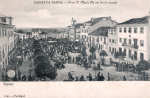 N 1151 - Caldas da Rainha. Praa D. Maria Pia em dia de mercado - Editor F.A.Martins-Lisboa - Editado 1904 - Dim 90x140 mm - Col. Miguel Chaby
