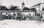 N 85 - Mercado da cebola - Pap. Borges, Coimbra - Dim. 137x90 mm - Col. A. Monge da Silva (cerca de 1905)
