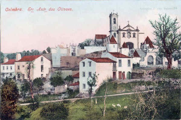 Col. C, 24 - St Ant dos Olivaes - Pap. Borges, Coimbra - Impresso Purguer & Co, Munchen, Photochromiekarte 3440 - Dim. 136x88 mm - Col. A. Monge da Silva (cerca de 1905)