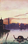 N 6681 - Veneza em gravura (2) - Editor Raphael Tuck & Sons, Londres - Dim. 13,8x8,8 cm - Col. Amlcar Monge da Silva (c. 1920)
