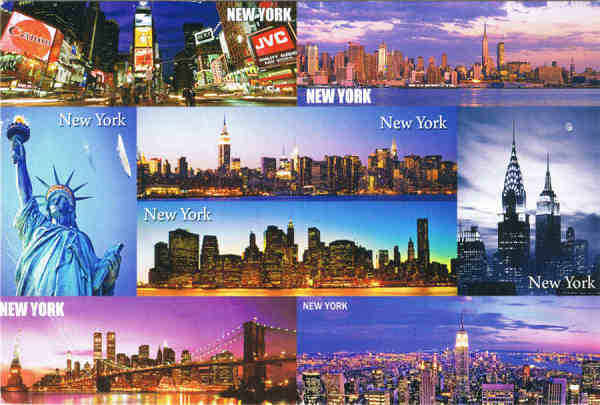SN - NEW YORK - Ed. STUDIO ZAKE NEW YORK Tel.718-639-0908 PRINTED IN NYC - SD - Dim. 15,2x10,3 cm - Col. Ftima Manuela Bia (circulado em DEZ. 2011)