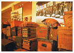 N 62975 - Ellis Island - The baggage room on the first floor of the Main Building is where newly arrived immigrants left their belongings on their way to the Registry Room on the second floor. The mass of trunks in this exhibit call to mind the original owners, their fear, hopes and dreams - Ed. Impact www.impactphotographics.com Photographer - Jon Ortner,2009 - Dim. 15x10,7 cm - Col. Ftima Manuela Bia (2011)