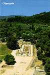 N. 60 - OLMPIA - O Templo de Hera (c. 600 a. C.). Vista area - Ed. OLYMPIC PUBLICATIONS - SKOUFA 56 - Athens 106 72 - TEL: 210 3615682 - 5. 05 Dim. 10x15 cm - Col. Ftima Bia (2007)