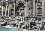 SN - Roma, Detalhe da Fontana de Trevi - Editor Stan Grfico Cesare Capello, Milo - Dim. 14,8x10,4 cm - Col. Monge da Silva