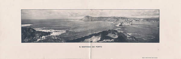 SN - Portugal. S Martinho do Porto - Editor Jos Tavares Adam - Clich Alvo (1935) - Dim 9x28 cm - Col. Miguel Chaby