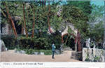 SN - Entrada do Palacio da Pena (1) - Edio da Tabacaria Ingleza - Dim. 140x90 mm - Carimbo Postal 08OUT1912 - Col. A. Monge da Silva (anterior a 1910)