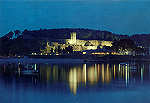 N 3465 - Bayona La Real (Pontevedra), Castelo de Monterreal  noite - Editor Postales Fama,Vigo - Dim. 14,8x10,3 cm - Col.Monge da Silva (Adquirido em 1992)