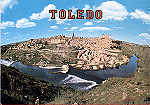 N 1292 - Toledo, Vista General (1) - Ediciones Jlio de la Cruz, Toledo - Dim. 150x105 mm  - Col. A. Monge da Silva (c. 1985)