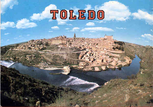 N 1292 - Toledo, Vista General (1) - Ediciones Jlio de la Cruz, Toledo - Dim. 150x105 mm  - Col. A. Monge da Silva (c. 1985)