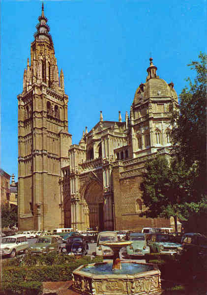 N 1818 - Toledo, Catedral, Vista general - Ediciones Jlio de la Cruz, Toledo - Dim. 150x105 mm  - Col. A. Monge da Silva (c. 1985)