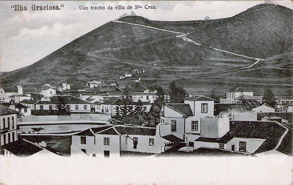 N 3042 - Um trecho da villa de Santa Cruz - Editor desconhecido - Dim. 140x88 mm - Col. A. Monge da Silva (c. 1910)