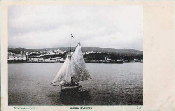 N 11 - Bahia d'Angra do Heroismo - Editor desc. - Dim. 140x89 mm - Col. A. Monge da Silva (c. 1910)