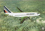 N. 354 - BOEING 737 d'AIR FRANCE longueur 28,60 m - envergure 28,30 m vitesse 830 km/h - rayon d'action 2.350 km - Ed. P.I. - 38 rue Ste. Croix-de-la-Bretonnerie, Paris Tl. 658.65.44 - Imprim en Italie - Photo Air France - SD - Dim. 14,8x10,3 cm - Col. Manuel Bia