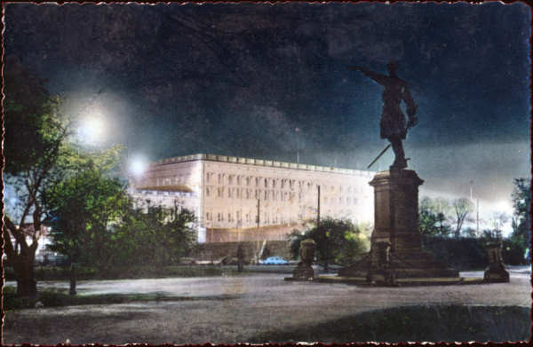 Nr 54/44 - Stockholm, Karl XII:s torg (Praa de Karl XII) - Editor Grafisk Konst - Dim. 13,7x8,9 cm - Carimbo Postal 1955 - Col. A. Monge da Silva