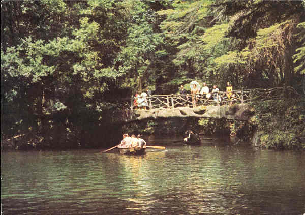 N 22 - GERS. Lago e ponte no parque Tude de Sousa - Ed. da Junta de Turismo - SD - Dim. 103x149 mm - Circulado em 08-09-1970 - Col. Graa Maia