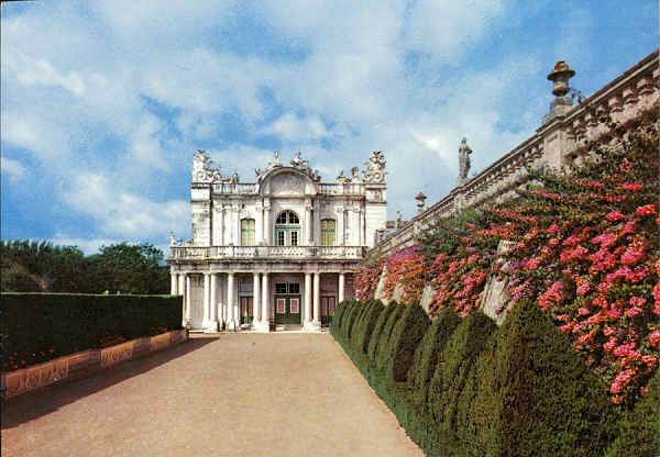 N 83 - PALCIO NACIONAL DE QUELUZ - Fachada Robillion - Col. Passaporte LOTY, Lisboa tel. 52850 - SD - Dim. 147x105 mm - Col. Graa Maia