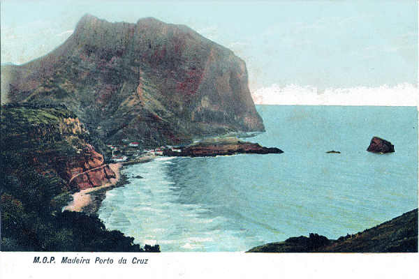 SN - Porto da Cruz - Editor M.P.O. - Dim. 140x93 mm - Col. A. Monge da Silva (c. 1910)