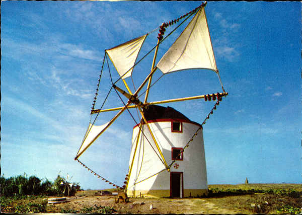 N 208 - PORTUGAL. Moinho de vento - Ed. Supercor, Portugal Turstico - SD - Dim. 147x103 mm - Col. Graa Maia