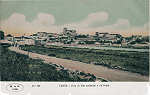 N. 151 - Vista do lado occidental e rio Sequa - Edio M & R, Lisboa - Dim. 138x88 mm - Usado em 1910 - Col. A.Monge da Silva