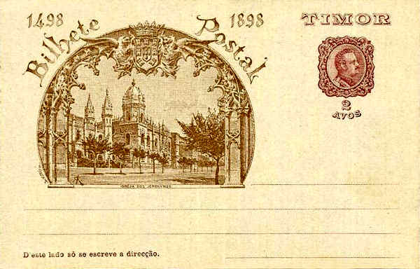 SN - Igreja dos Jeronymos, Lisboa, 1498-1898 Centenrio da ndia - Edio ???, 1898 - Dim. ??x?? cm - Col. ???