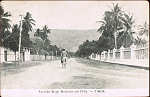 SN - Avenida Bispo Medeiros em Dlly, Timor - Edio ??? -  SD - Circulado em 1907 - Dim. ??x?? cm - Col. Monge da Silva