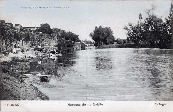 N 33 - Margens do Rio Nabo - Colleco da Havaneza de Thomar - Dim. 140x90 mm - Col. A. Monge da Silva (cerca de 1903)