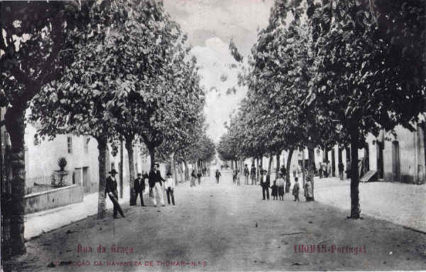 N 8 - Rua da Graa - Colleco da Havaneza de Thomar - Dim. 139x89 mm - Col. A. Monge da Silva (cerca de 1905)