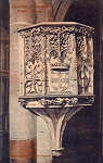 N 16 - Plpito de Igreja de So Joo Baptista - Coleco da Havaneza, Tomar - Dim. 137x88 mm - Col. A. Monge da Silva (1912)