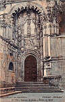 N 23 - Convento de Cristo, Prtico da Igreja - Coleco da Havaneza, Tomar - Dim. 139x86 mm - Col. A. Monge da Silva (1912)