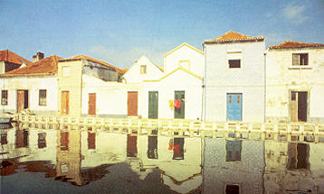 Aspecto da cidade de Aveiro.