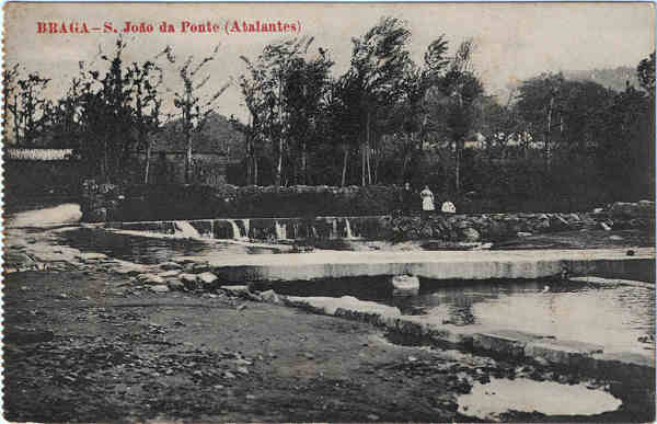 SN - BRAGA - S. Joo da Ponte (Atalantes) - Editor no indicado - SD - Dim. 8,9x13,8 cm. - Col. Jaime da Silva (Circulado em 1921)