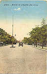 SN - Lisboa. Avenida da Liberdade (um trecho) - Editor no referenciado - (Circulado em 1906)  Dim. 13,5x9 cm. - Col.Vieira Pinto.