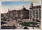 SN - PORTO. Avenida dos Aliados, Poente - Edio Santos Vistas - Dim. 14,8x10,5 cm - Circulado em 1956 - Col. A. Monge da Silva