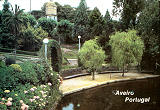 Ref 19- AVEIRO, Portugal, Jardim municipal junto ao lago, Distribudo por Nuno da Rocha, Aveiro, SD, Dim. 150x104 mm, Col. Nela d'Almeida.