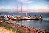 ef Srie 69/N. 8, AVeiro (Portugal), Barcos Moliceiros, Ed. da Comisso Municipal de Turismo  de Aveiro, SD, Dim. 150x103 mm, Col. Nela d'Almeida.