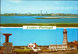 Ref 42, AVEIRO Portugal, Pormenor da Barra e Costa Nova (errado), Distribuidores Bruno da Rocha, Aveiro, SD, Dim. 150x105 mm, Col. Nela d'Almeida.