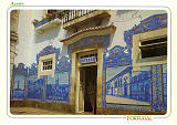 Ref 3837 - AVEIRO Portugal, Azulejos da primeira metade do sc. XIX existentes na estao de caminho de ferro de Aveiro, Ed. NCORA, RAN Tel. 670192, SD, Dim. 150x104 mm, Col. Nela d'Almeida.