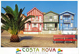 Ref AVR-0065, COSTA NOVA (LHAVO), Casas tpicas, Costa de Prata, Aveiro, Portugal, Ed. GRAFIPOST, Tel. 214342080, SD, Dim. 150x105 mm, Col. Nela d'Almeida. 