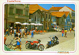 Ref 3072, AVEIRO Portugal, Pormenor da Costa Nova, Ed. NICOR, Tel. 038-54628, SD, Dim. 150x104 mm, Col. Nela d'Almeida.