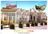 Ref AVR-0096, COSTA NOVA (LHAVO), Restaurante Clube de Vela, Costa de Prata, Portugal, Ed. GRaFIPOST, Tel. 214342080, SD., DIim, 150x104 mm, Col. Nela d'Almeida.