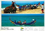 Ref 40, ROTA DA LUZ, (Faina Piscatria), O carregar e largar da rede (Localidade?), Regio de Turismo da Rota da Luz, Costa de Prata, Aveiro Portugal, Ed. Francisco Ms, SD, Dim. 150x105 mm, Col. Nela d'Almeida.