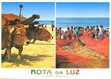 Ref AVR-0048, ROTA DA LUZ Arte da Xvega. Bois alando a rede e abertura do saco, (LOCAL?), Costa de Prata, Aveiro, Portugal, Ed. GRAFIPOST, tel. 214342089, SD, Dim. 150x105 mm, Col. Nela d'Almeida