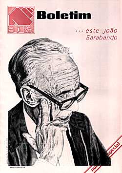 Desenho da capa da autoria de Manuel Rodrigues (1986).