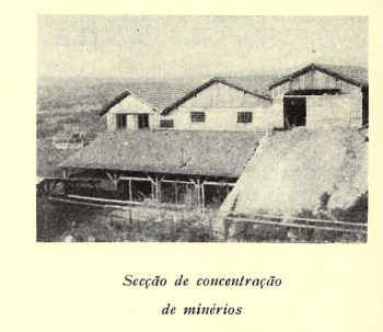 Seco de concentrao de minrios das minas de Sazes.