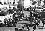 Em 1952, na Ponte-Praa ainda em obras.