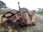 PAMBOS de sonhe. Zu 24 russa sobre Unimog do exrcito da Unita queimada em Pambos, 2003.