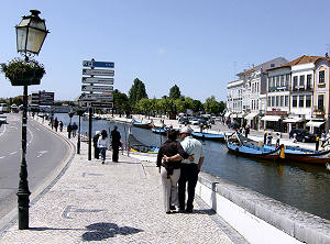 Aspecto do centro de Aveiro - Canal Central - 2008.