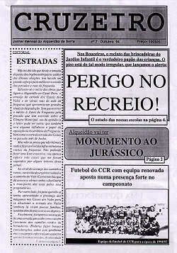 Jornal mensal "O Cruzeiro". Clicar para ampliar.