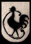 Emblema dos Galitos que figurava nas camisolas de uma equipa de futebol de 1921.